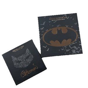 Revolution Batman & Catwoman makeup (eyeshadow and highlighter)